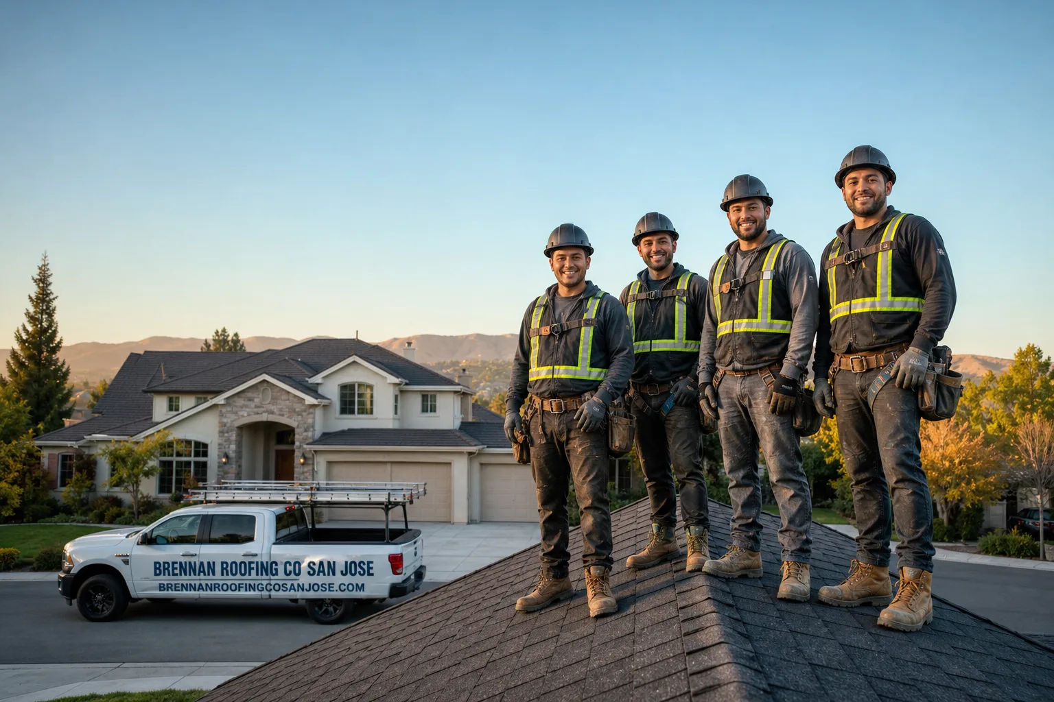 Brennan Roofing Co San Jose roofing team